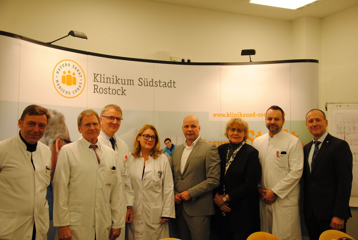 Orthopädie Zentrum Rostock Dr. C.kasch & Dr. J. Rudolph Klinikum Südstadt Rostock: Begrüßung des neuen Chefarztes Dr. med. Rolf